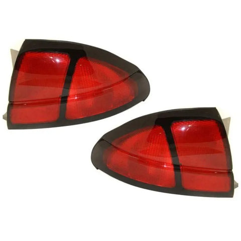 Halogen Tail Light Set For 1995-2001 Chevrolet Lumina Red Lens 2Pcs