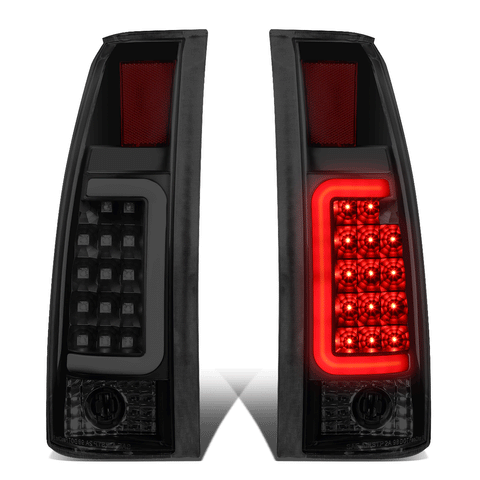 1988-2000 Chevy C/K Pickup Suburban LED C-Bar Tail Brake Light Lamp Tinted