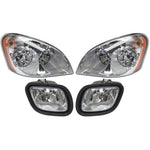 Headlight Kit For 2008-2015 Freightliner Cascadia Left and Right Side 4pc