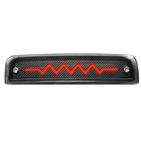 2009-2018 Dodge Ram Sequential Heart Rate LED Carbon 3rd Third Brake Light