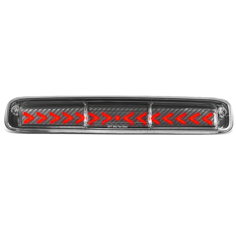 1996-2007 Silverado Sierra Sequential Arrow LED Carbon 3rd Third Brake Light