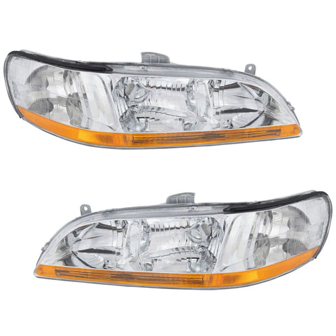 Headlight Set For 1998-2000 Honda Accord Driver and Passenger Side