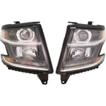 Headlight Set For 2018-2020 Chevrolet Tahoe Left and Right Halogen RST Package