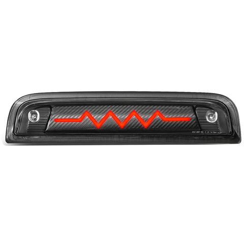 2014-2020 Silverado Sierra Chasing Heartbeat LED Carbon 3rd Brake Light Lamp