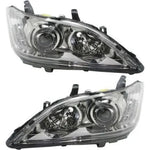 Headlight Set For 2010-2011 Lexus ES350 Left and Right HID 2Pc