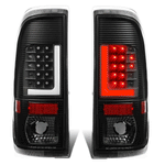 1999-2007 d F250 Super Duty F150 3D LED L-Bar Tail Brake Light Lamp Black