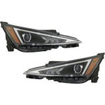 Headlight Set For 2019-2020 Hyundai Elantra Driver Passenger With bulbs Halogen