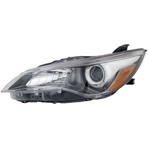 Headlight For 2015-2017 Toyota Camry Driver Side Clear Lens Halogen