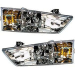 Headlight Set For 98 Ford Windstar Limited GL LX 3.0L Left and Right With Bulb