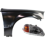 Fender Kit For 1996-1998 Honda Civic Right 2pc