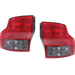 Halogen Tail Light Set For 2009-2011 Honda Element Clear & Red Lens 2Pcs