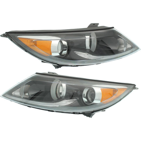 Headlight For 2013-2016 Kia Sportage Pair Driver and Passenger Side