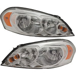 Halogen Headlight Set For 2006-2013 Chevy Impala Left & Right w/Bulbs Pair CAPA