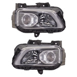 Headlight Set For 2018-2021 Hyundai Kona Driver and Passenger Side CAPA Halogen