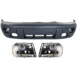 Headlight Kit For 2002-2005 Chevrolet Trailblazer Left and Right Side Halogen