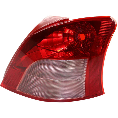 Halogen Tail Light For 2007-2008 Toyota Yaris Hatchback Right Clear & Red Lens