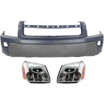 Bumper Cover Kit For 2005-2006 Chevrolet Equinox Front Fits Fog Lights