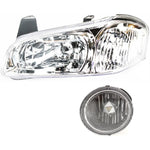 Headlight Kit For 2000-2001 Nissan Maxima Driver Side Clear Lens Halogen