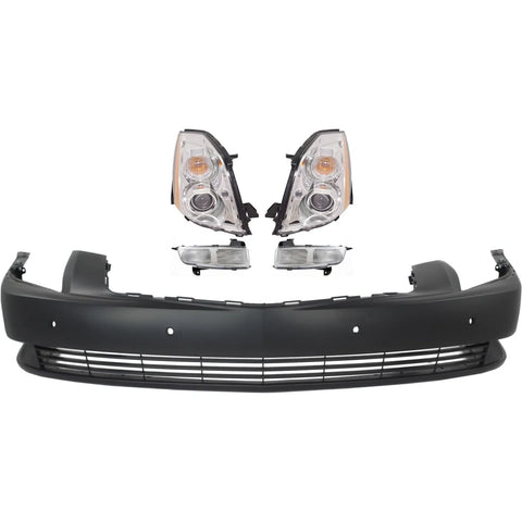 Headlight Kit For 2006-2011 Cadillac DTS Driver RH Assy w/ bulbs HID/Xenon Sedan