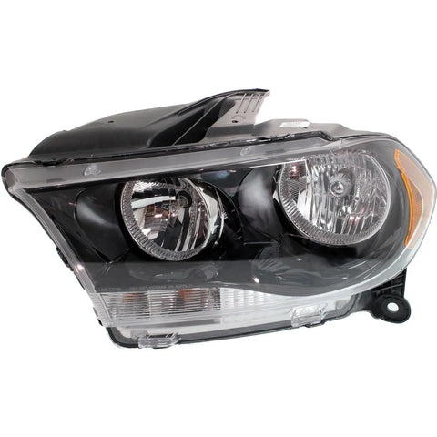 Halogen Headlight Black Interior Left Side LH For 2011 2012 2013 Dodge Durango