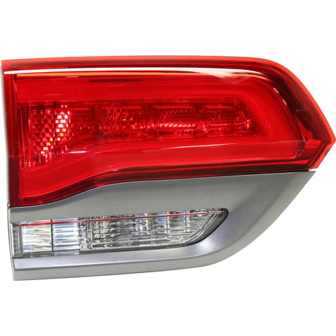 Tail Light For 2014-2018 Jeep Grand Cherokee Driver Side Inner Gray Trim CAPA