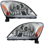 Headlight Set For 2003-2009 Lexus GX470 Driver and Passenger Side Halogen CAPA