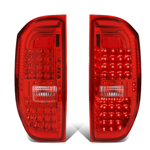 2014-2018 Toyota Tundra Pickup Pair LED Tail Brake Light Stop Lamp Set Red