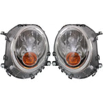 Headlight Set For 2007-2015 Mini Cooper Driver and Passenger Side