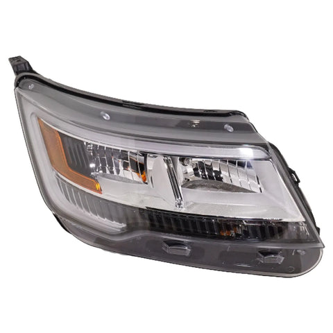 Headlight For 2018-2019 Ford Explorer Passenger Side With bulbs HID/Xenon CAPA