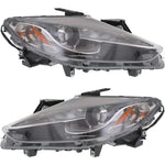 Headlight Set For 2013 2014 2015 Mazda CX-9 Left and Right HID 2Pc