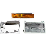 Headlight Kit For 1992-1996 Ford F-150 F53 Right 3pc