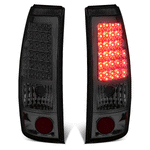 1999-2003 Silverado Sierra 1500 2500 Full LED Tail Brake Light Lamps Smoked