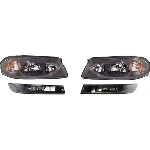 Headlight Kit For 2000-2004 Chevrolet Impala 4pc