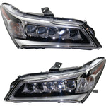 Headlight Assembly Set For 2014 2015 2016 Acura MDX Left and Right LED With Bulb