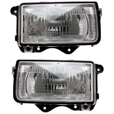 Headlight Set For 91-97 Isuzu Rodeo Rodeo 1994 1997 Left & Right w/ bulb