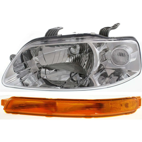 Headlight Kit For 2004-2007 Chevrolet Aveo 2006-2008 Chevrolet Aveo5 Left 2pc