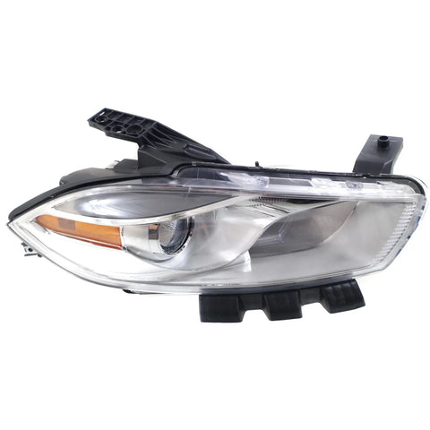 Headlight For 2013-2015 Dodge Dart Passenger Side Chrome CAPA