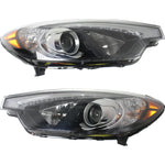 Headlight For 2014-2015 Kia Forte5 Pair Driver and Passenger Side