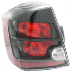 Halogen Tail Light For 2007-2009 Nissan Sentra 2.5L Engine Left Clear & Red Lens