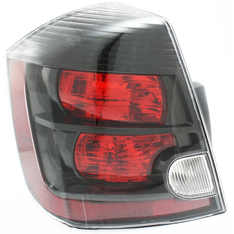 Halogen Tail Light For 2007-2009 Nissan Sentra 2.5L Engine Left Clear & Red Lens