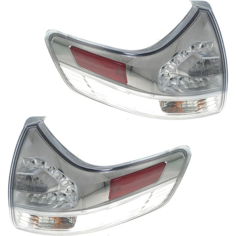 Tail Light For 2011-2017 Toyota Sienna Set of 2 Driver Passenger Side Outer CAPA