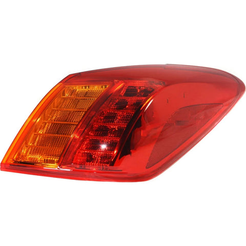 Halogen Tail Light For 2009-2010 Nissan Murano To 10-09 Right Amber/Red w/ Bulbs