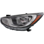 Headlight For 2012 2013 2014 Hyundai Accent Hatchback or Sedan Left With Bulb