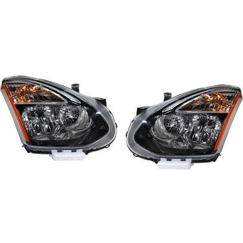 Headlight For 2014-2015 Nissan Rogue Select Pair Driver and Passenger Side CAPA