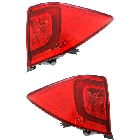 Tail Light For 2016-2018 Honda Pilot Set of 2 Driver and Passenger Side Outer