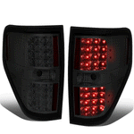 2009-2014 d F150 Truck Pair LED Tail Brake Lights Reverse Lamp Smoked