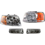 Auto Light Kit For 2003 Ford Expedition Left and Right Side Chrome Interior