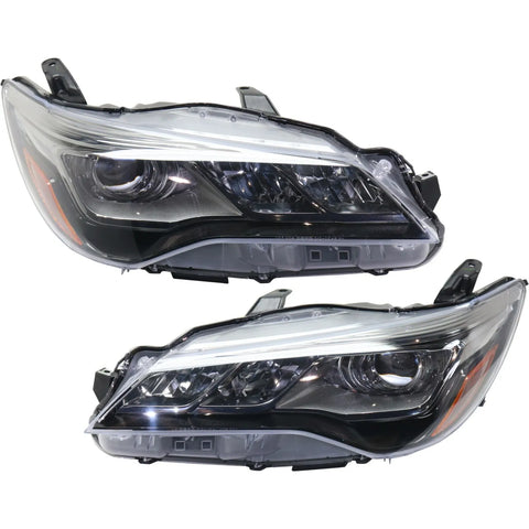 Headlight Set For 2015-2017 Toyota Camry Driver and Passenger Side CAPA LED