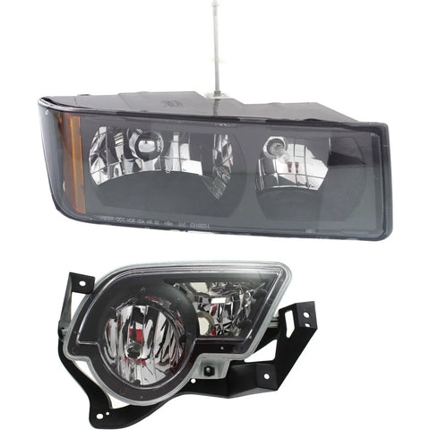 Headlight Kit For 2002-2006 Chevrolet Avalanche 1500 Right 2Pc