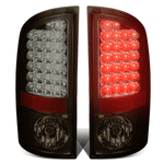 2007-2009 Dodge Ram 1500 2500 3500 Pair LED Tail Brake Light Lamp Smoked